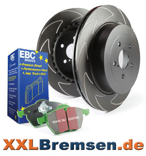 EBC High Carbon Bremsscheiben und EBC Greenstuff Bremsen