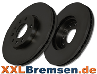 schwarze Bremsscheiben EBC Premium